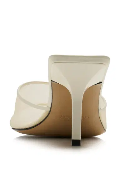 Jacquemus Cubisto Leather-Trimmed Mesh Mules | Thumbnail 5 Jacquemus Cubisto Leather-Trimmed Mesh Mules | Thumbnail 5