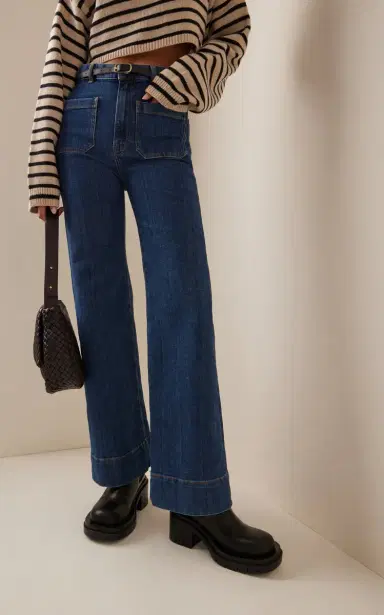 Jeanerica St Monica Stretch High-Rise Flared-Leg Jeans | Thumbnail 3