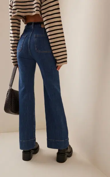 Jeanerica St Monica Stretch High-Rise Flared-Leg Jeans | Thumbnail 4