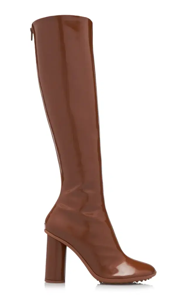 Bottega Veneta Atomic Patent Leather Knee Boots