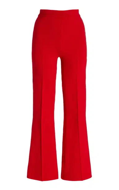 HIGH SPORT Kick Stretch-Cotton Knit Cropped Flared Pants | Thumbnail 12 HIGH SPORT Kick Stretch-Cotton Knit Cropped Flared Pants | Thumbnail 12