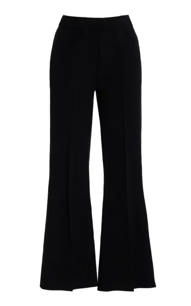 HIGH SPORT Kick Stretch-Cotton Knit Cropped Flared Pants | Thumbnail 4 HIGH SPORT Kick Stretch-Cotton Knit Cropped Flared Pants | Thumbnail 4