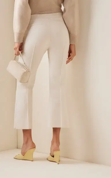 HIGH SPORT Kick Stretch-Cotton Knit Cropped Flared Pants | Thumbnail 8 HIGH SPORT Kick Stretch-Cotton Knit Cropped Flared Pants | Thumbnail 8