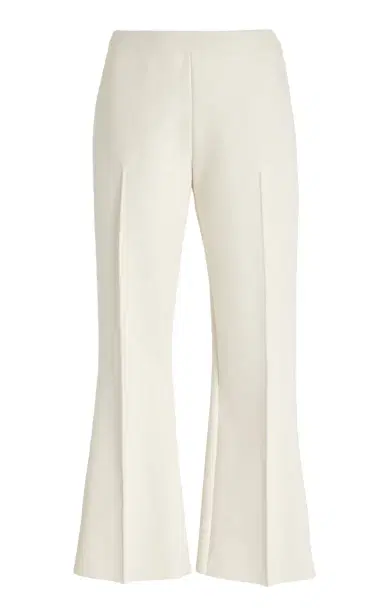 HIGH SPORT Kick Stretch-Cotton Knit Cropped Flared Pants | Thumbnail 1 HIGH SPORT Kick Stretch-Cotton Knit Cropped Flared Pants | Thumbnail 1
