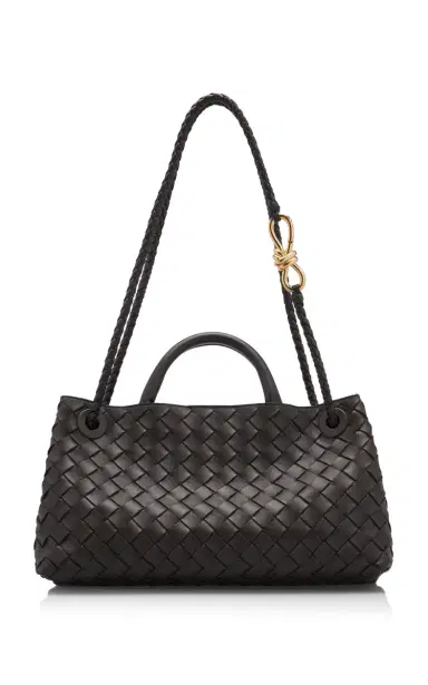 Bottega Veneta Small E/W Andiamo Intrecciato Leather Tote Bag - Brown - OS | Thumbnail 3 Bottega Veneta Small E/W Andiamo Intrecciato Leather Tote Bag - Brown - OS | Thumbnail 3