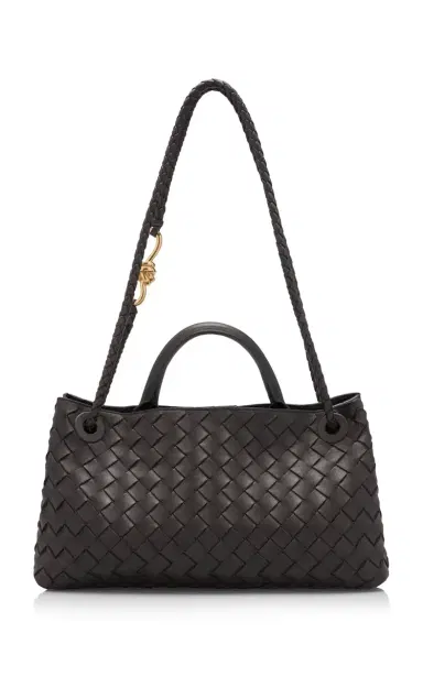 Bottega Veneta Small E/W Andiamo Intrecciato Leather Tote Bag - Brown - OS | Thumbnail 5 Bottega Veneta Small E/W Andiamo Intrecciato Leather Tote Bag - Brown - OS | Thumbnail 5