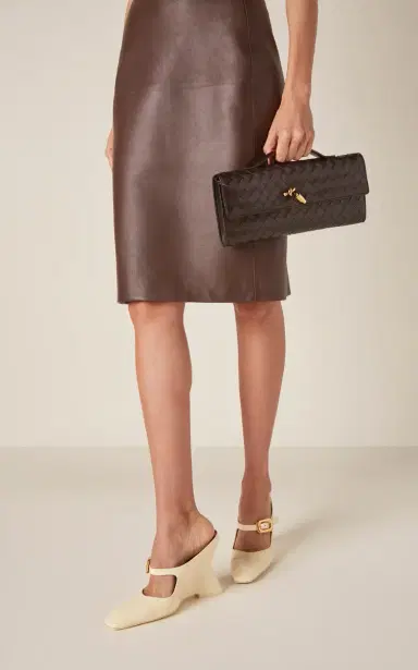 Bottega Veneta Knot Long Intrecciato Leather Clutch | Thumbnail 2 Bottega Veneta Knot Long Intrecciato Leather Clutch | Thumbnail 2