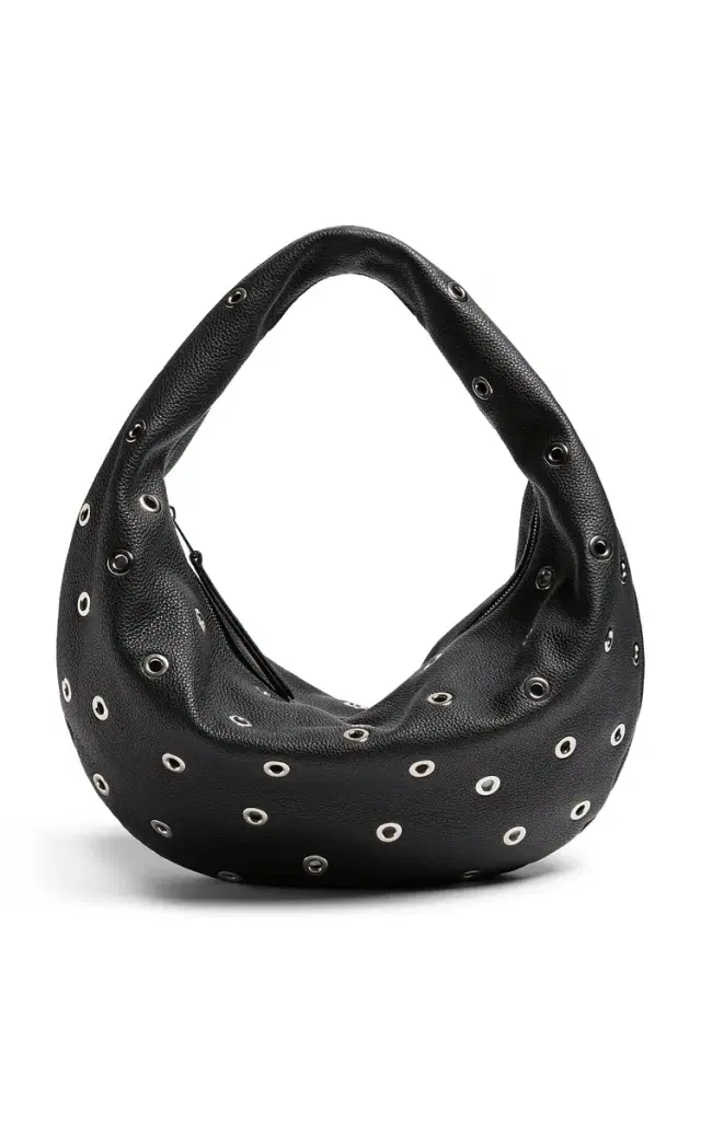 Olivia Medium Grommet Leather Hobo Bag