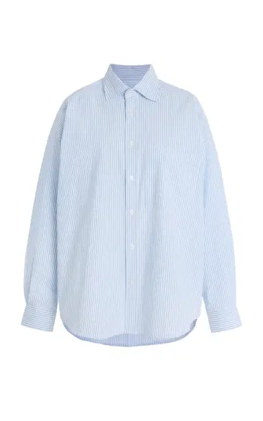 With Nothing Underneath Exclusive The Weekend Striped Cotton-Seersucker Shirt | Thumbnail 15 With Nothing Underneath Exclusive The Weekend Striped Cotton-Seersucker Shirt | Thumbnail 15
