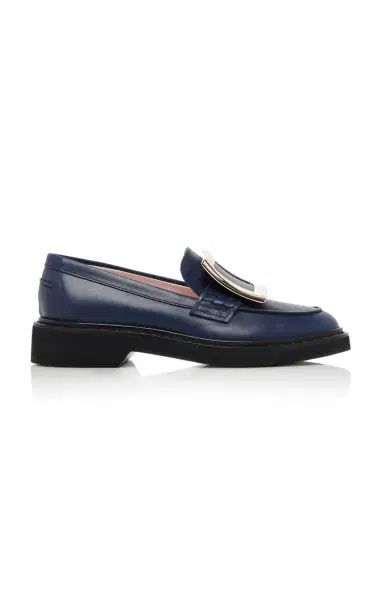 Roger Vivier Viv Rangers Buckle Leather Loafers | Thumbnail 7 Roger Vivier Viv Rangers Buckle Leather Loafers | Thumbnail 7