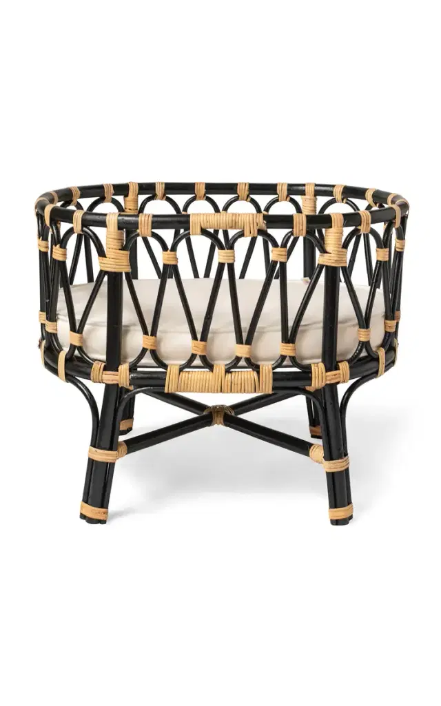 Kids Rattan Toy Crib