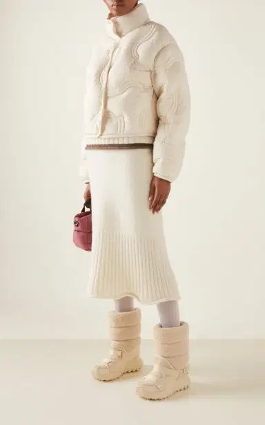 Moncler Knit Alpaca Wool-Blend Sweater | Thumbnail 3