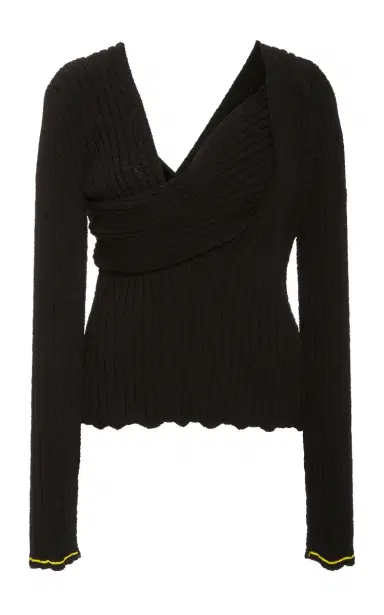 Bottega Veneta Square-Neck Boucle Shirt | Thumbnail 5 Bottega Veneta Square-Neck Boucle Shirt | Thumbnail 5