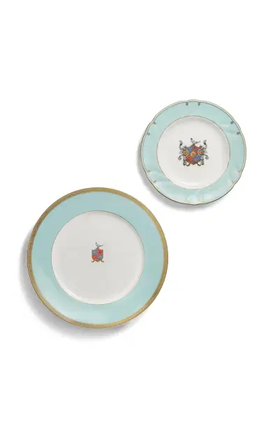 Tiffany & Co. Crest Bone China Dinner Plate - Blue | Thumbnail 7 Tiffany & Co. Crest Bone China Dinner Plate - Blue | Thumbnail 7