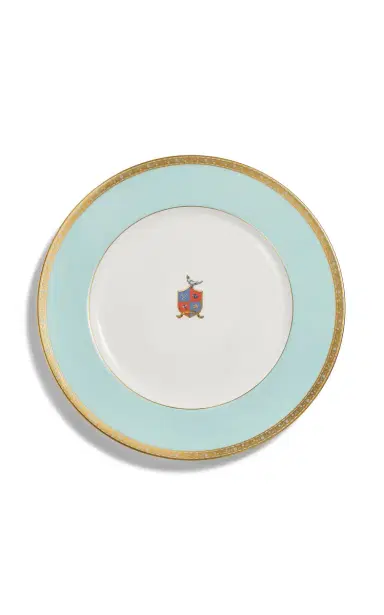 Tiffany & Co. Crest Bone China Dinner Plate - Blue | Thumbnail 1 Tiffany & Co. Crest Bone China Dinner Plate - Blue | Thumbnail 1