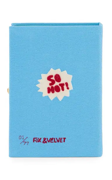 Olympia Le-Tan Sriracha Book Clutch | Thumbnail 4 Olympia Le-Tan Sriracha Book Clutch | Thumbnail 4