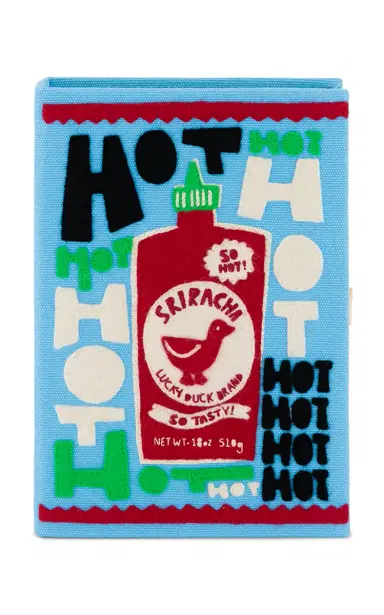 Olympia Le-Tan Sriracha Book Clutch | Thumbnail 1 Olympia Le-Tan Sriracha Book Clutch | Thumbnail 1