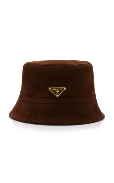 Prada Suede Bucket Hat | Thumbnail 1