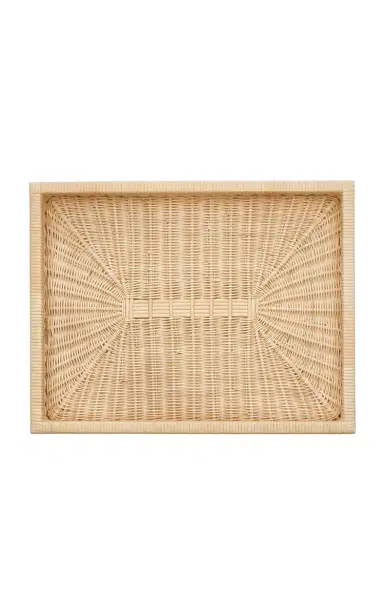 Moda Domus Wicker Rectangular Tray - Neutral | Thumbnail 5 Moda Domus Wicker Rectangular Tray - Neutral | Thumbnail 5