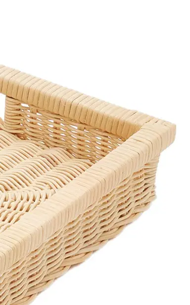 Moda Domus Wicker Square Tray - Neutral | Thumbnail 4 Moda Domus Wicker Square Tray - Neutral | Thumbnail 4