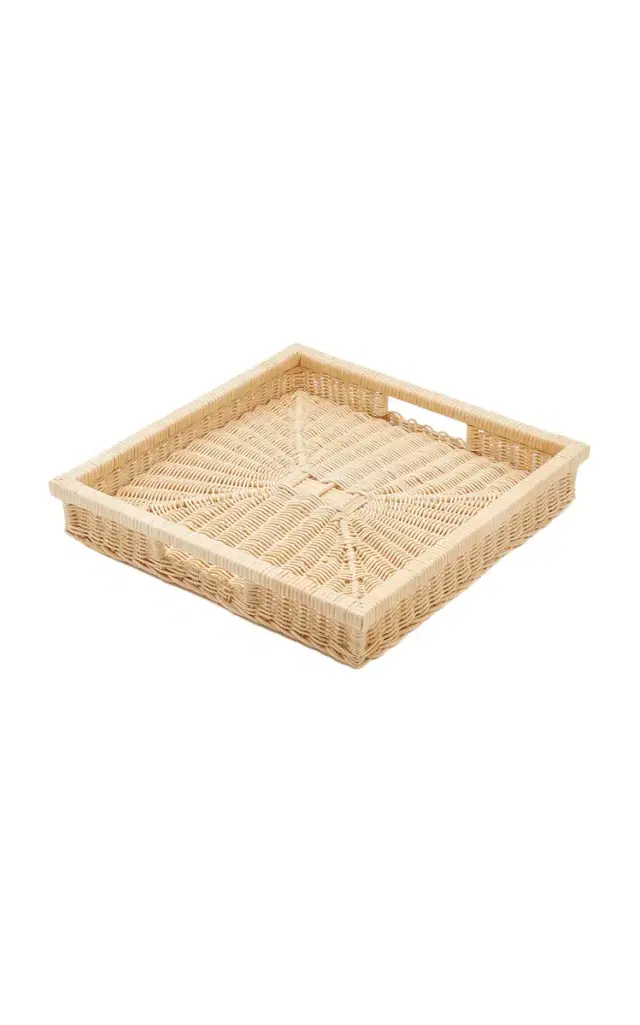 Moda Domus Wicker Square Tray - Neutral