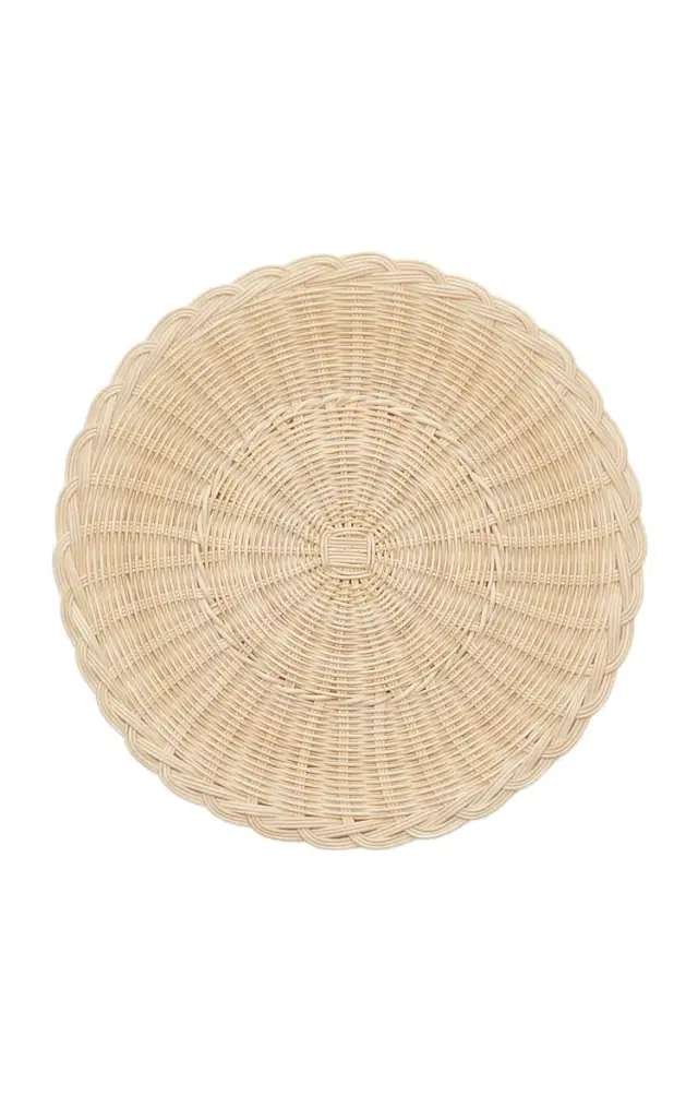 Moda Domus Wicker Charger Plate - Neutral