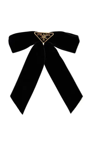 Prada Velvet Hair Bow | Thumbnail 4 Prada Velvet Hair Bow | Thumbnail 4