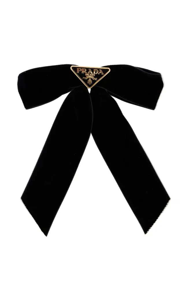 Prada Velvet Hair Bow
