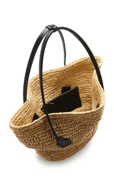 Bottega Veneta Medium Arco Crochet Raffia Tote Bag | Thumbnail 8 Bottega Veneta Medium Arco Crochet Raffia Tote Bag | Thumbnail 8