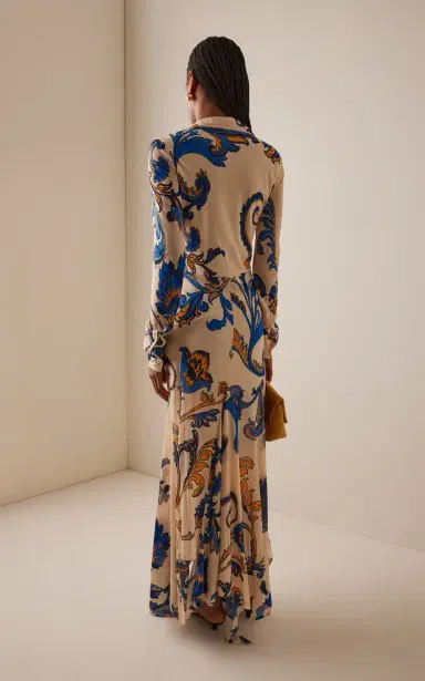Etro Jersey Maxi Shirt Dress | Thumbnail 4