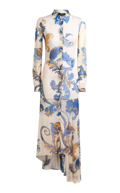 Etro Jersey Maxi Shirt Dress | Thumbnail 6