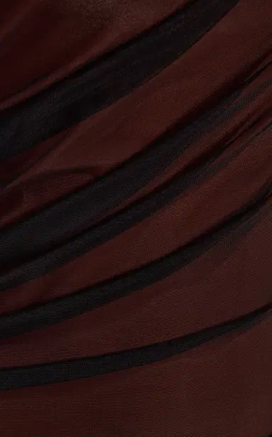 Nensi Dojaka Draped Tulle Mini Dress | Thumbnail 5 Nensi Dojaka Draped Tulle Mini Dress | Thumbnail 5