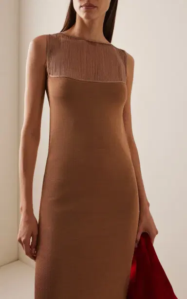 Khaite Ruslan Fringed Knit Maxi Dress | Thumbnail 3