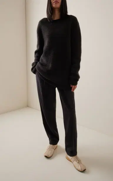 The Row Richelle Cashmere Straight-Leg Pants | Thumbnail 2 The Row Richelle Cashmere Straight-Leg Pants | Thumbnail 2