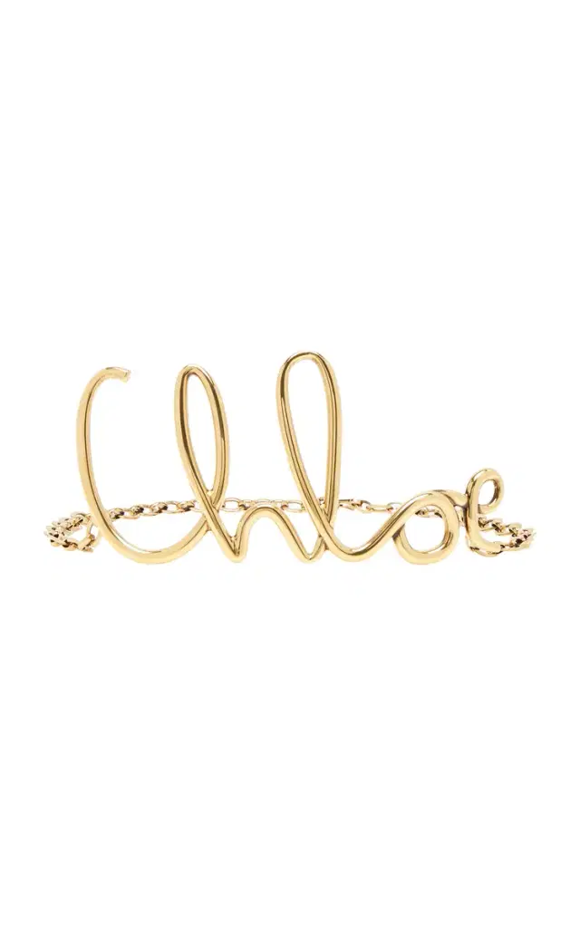 Chloé Large C Gold-Tone Chain Belt