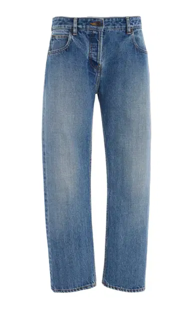 The Row Riaco Rigid Mid-Rise Straight-Leg Jeans | Thumbnail 1 The Row Riaco Rigid Mid-Rise Straight-Leg Jeans | Thumbnail 1