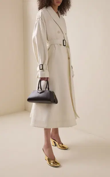 Givenchy Metallic Leather Mules | Thumbnail 2 Givenchy Metallic Leather Mules | Thumbnail 2