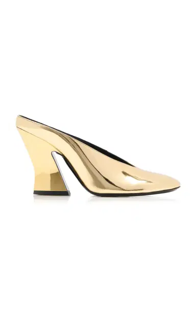 Givenchy Metallic Leather Mules | Thumbnail 1 Givenchy Metallic Leather Mules | Thumbnail 1
