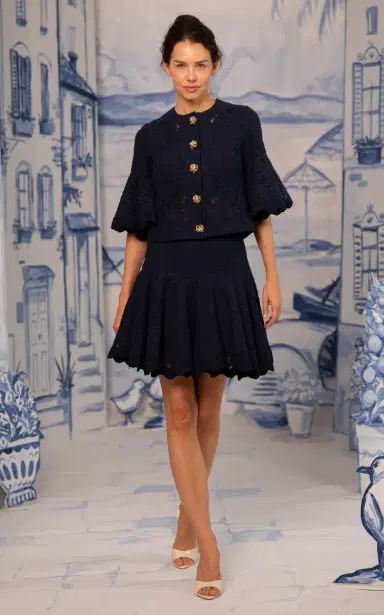 Lena Hoschek Marchesa Lace Cotton-Blend Mini Skirt | Thumbnail 4