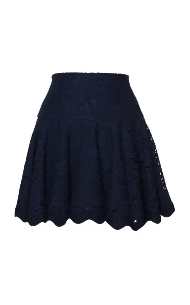 Lena Hoschek Marchesa Lace Cotton-Blend Mini Skirt | Thumbnail 6