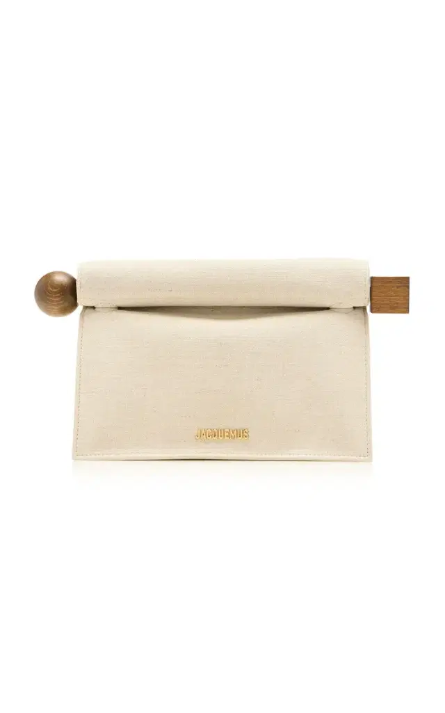 Jacquemus Rond Carre Cotton Clutch