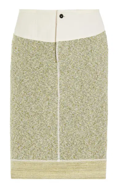 Bottega Veneta Knit Cotton-Blend Midi Skirt | Thumbnail 1