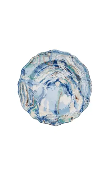 Moda Domus Set-of-Four Ceramic Dessert Plates - Blue | Thumbnail 5