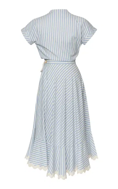 Lena Hoschek Luisa Striped Cotton Dress | Thumbnail 3