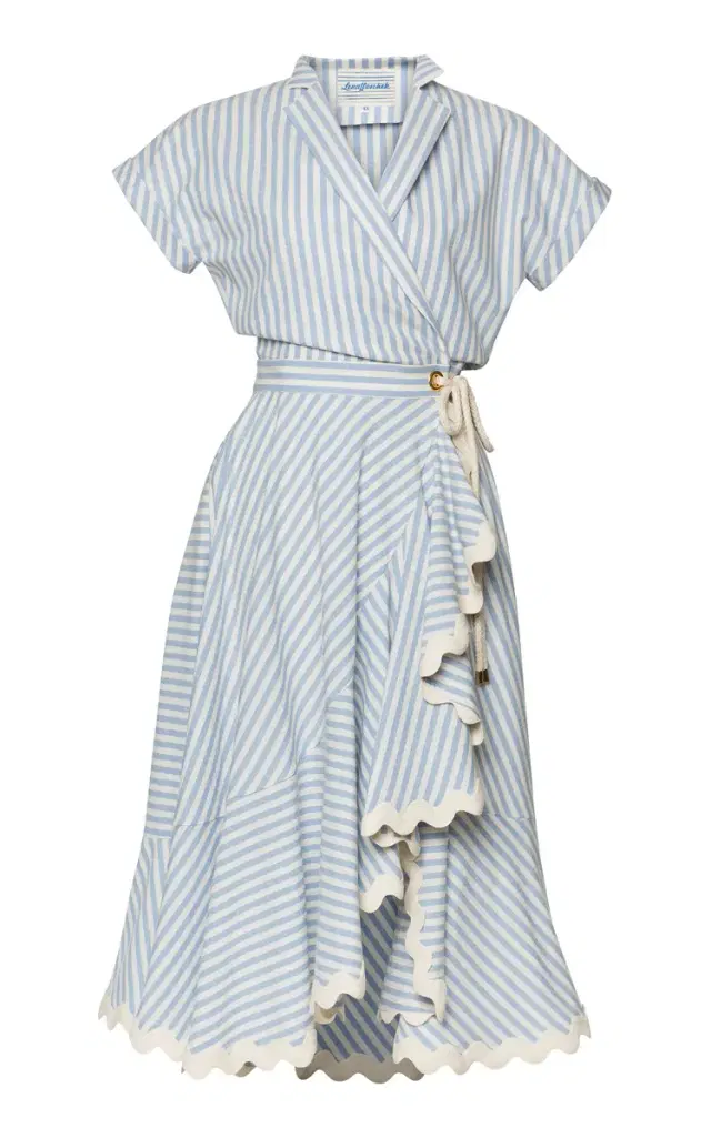 Lena Hoschek Luisa Striped Cotton Dress