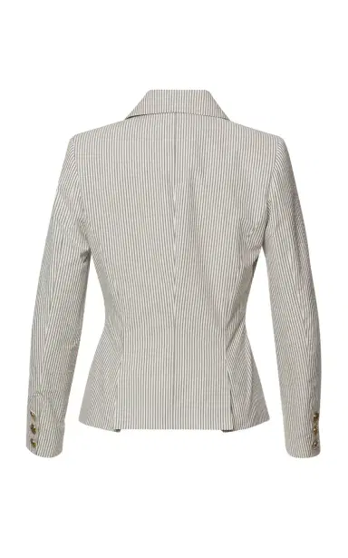 Lena Hoschek Capitano Striped Cotton Blazer | Thumbnail 5