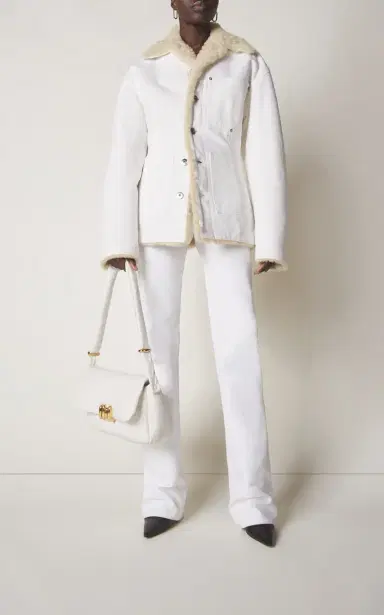 Bottega Veneta Denim Shearling Jacket | Thumbnail 3 Bottega Veneta Denim Shearling Jacket | Thumbnail 3