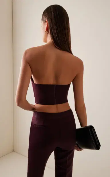 Alex Perry Wool Corset Top | Thumbnail 4 Alex Perry Wool Corset Top | Thumbnail 4