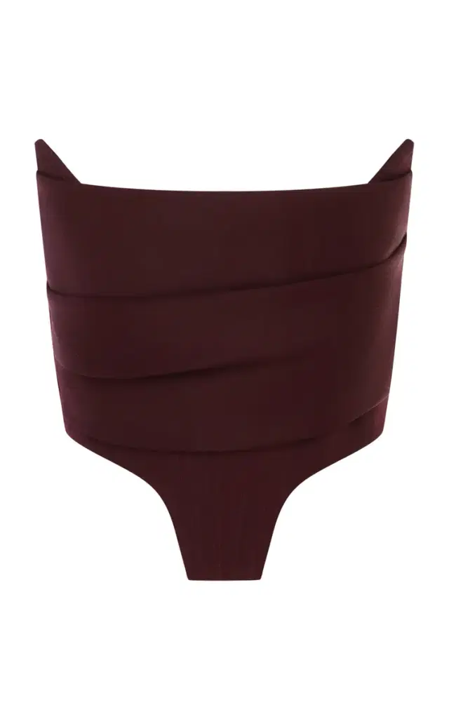 Alex Perry Wool Corset Top