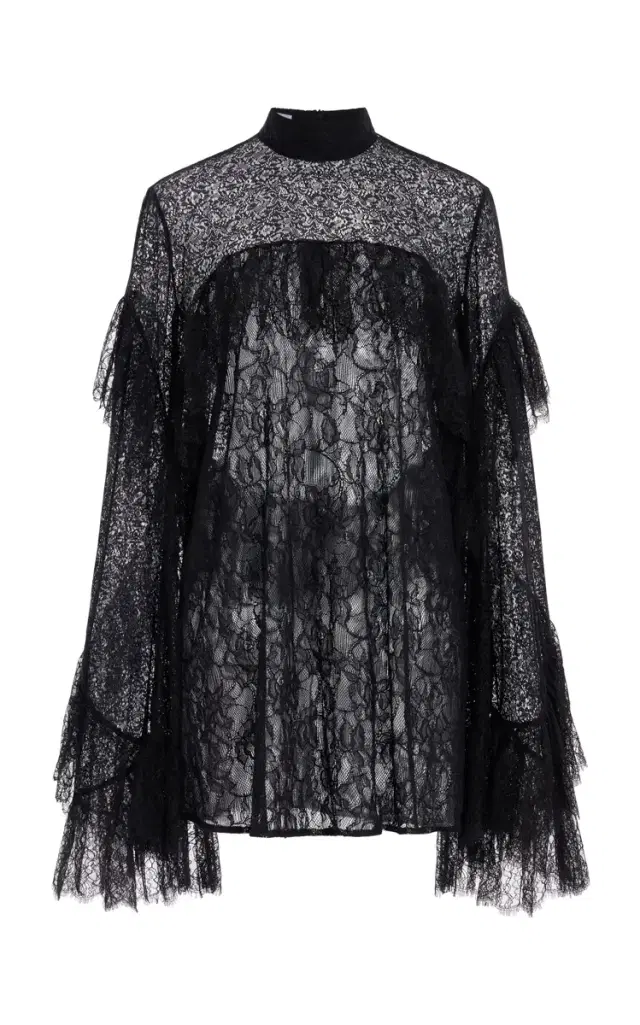 FRANÇOISE Exclusive Carine Ruffled Lace Top